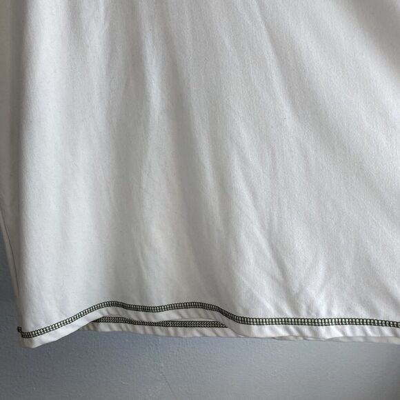 EUC Dream pajama Set White Grn Camo LOVE Btms Elastic Waist Pckts Sz XL - Picture 4 of 16